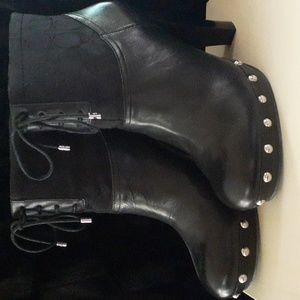 Coach Ediva Black Booties